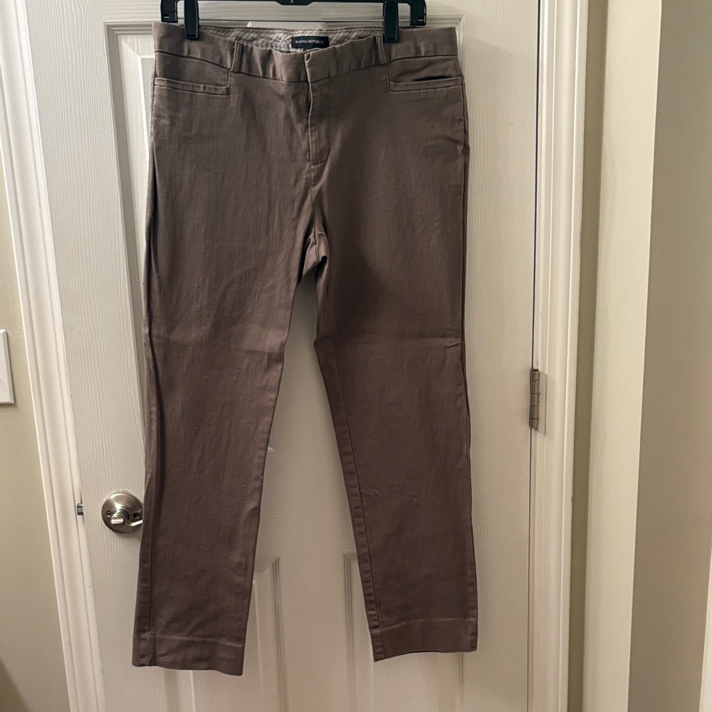 Banana Republic Sloan Women's Brown Ankle Pants